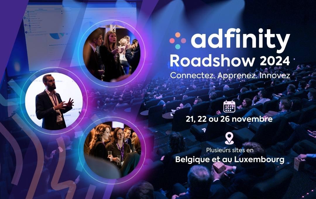Adfinity roadshow announcement 2024 french